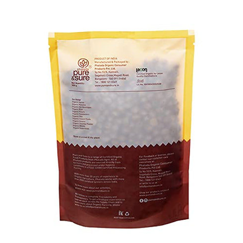 Pure & Sure Kabuli Chana Traditional Organic Pulses